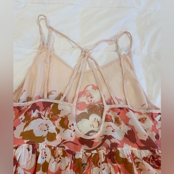 Free People Size XS Top Floral Bohemian - Picture 6 of 11